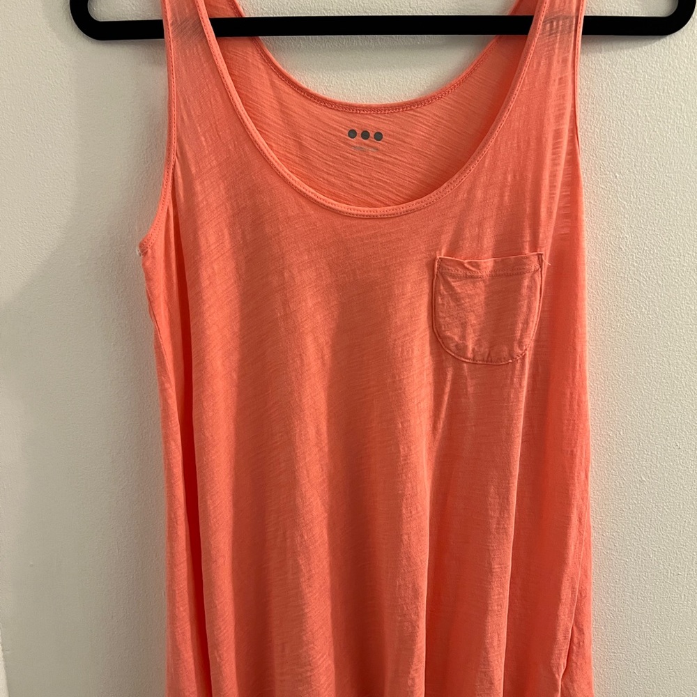 Three Dots Slub Style Pocket Tank